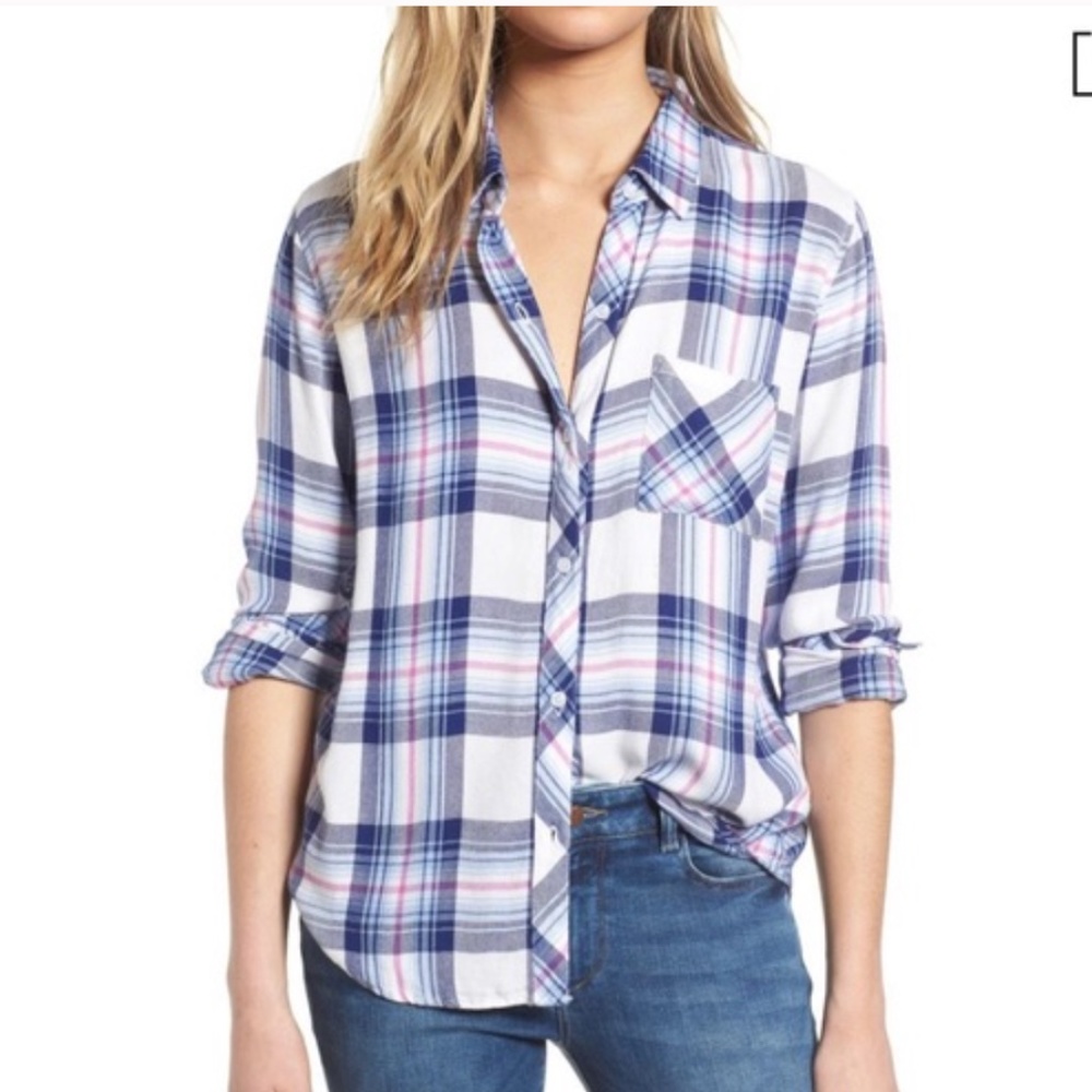 Hunter Rails Ivory Bluebell Pink size M